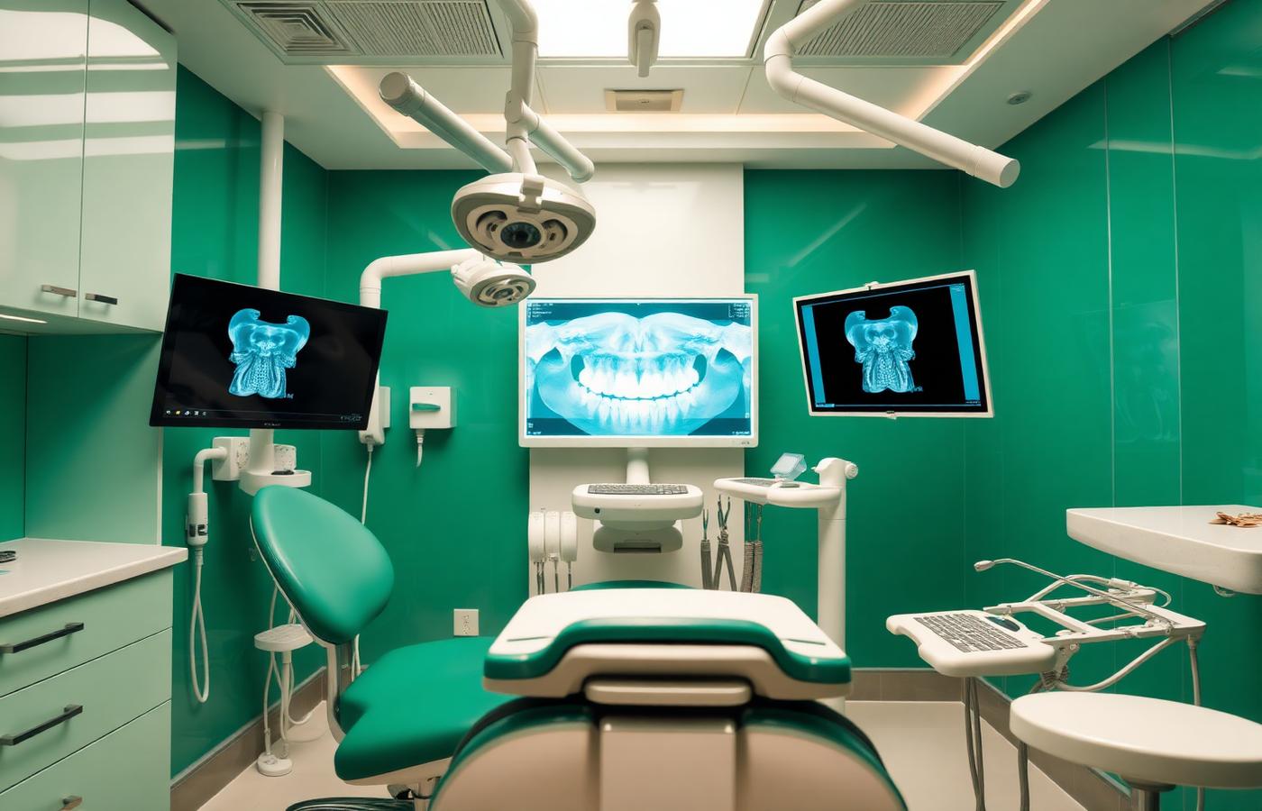 Modern dental operatory with digital X-ray imaging at SHIVAAY DENTAL CLINIC